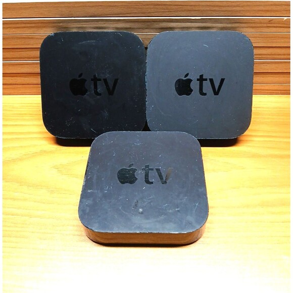 LOT OF 2 APPLE TV 3RD GENERATION MODEL A1469  & ONE CORD Powers On Factory Reset - Picture 1 of 10